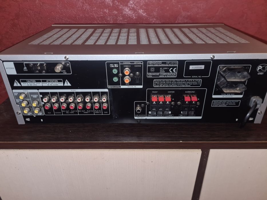 Продам колонки Sven с рессивером Kenwood