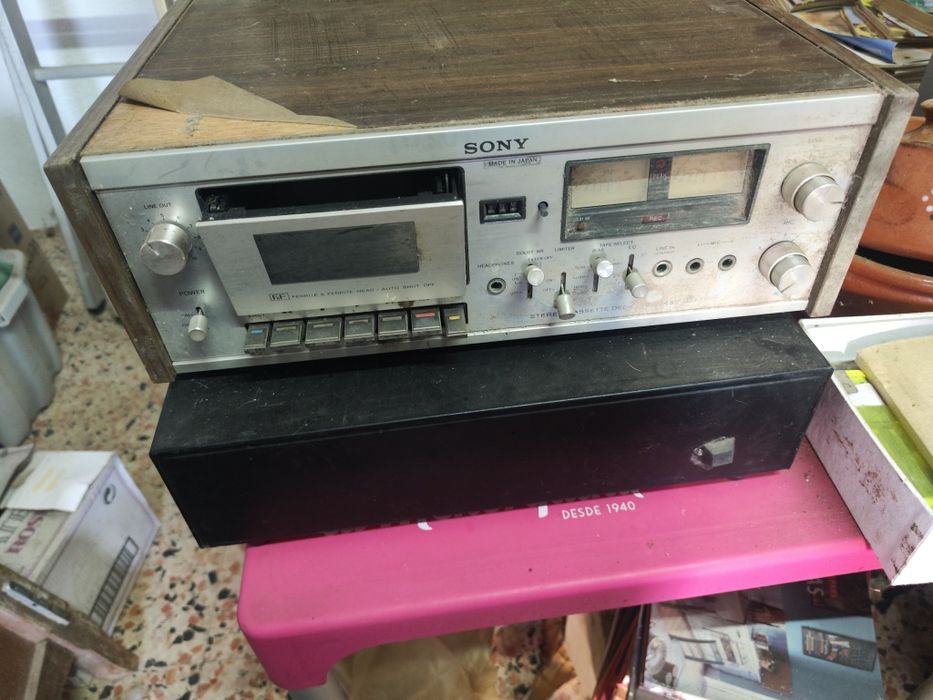 Leitor de cassetes retro