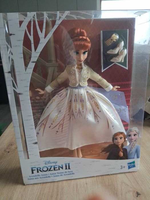 Nowa Lalka Disney Frozen - Anna w sukni deluxe Hasbro