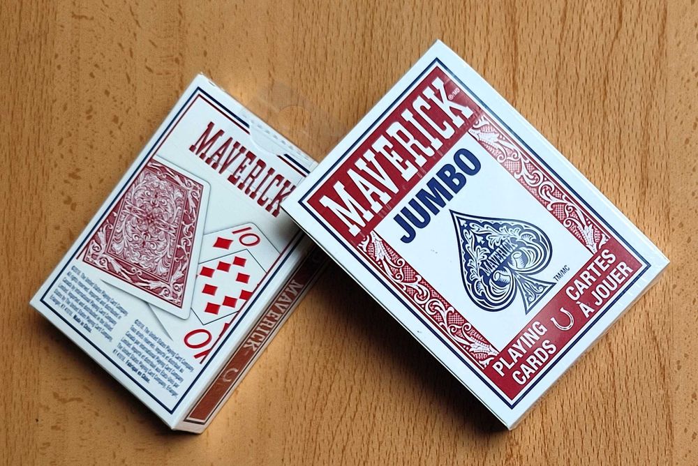 Baralhos de Cartas Maverick Jumbo Index