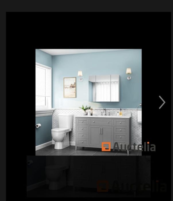 Szafka łazienkowa z lustrem