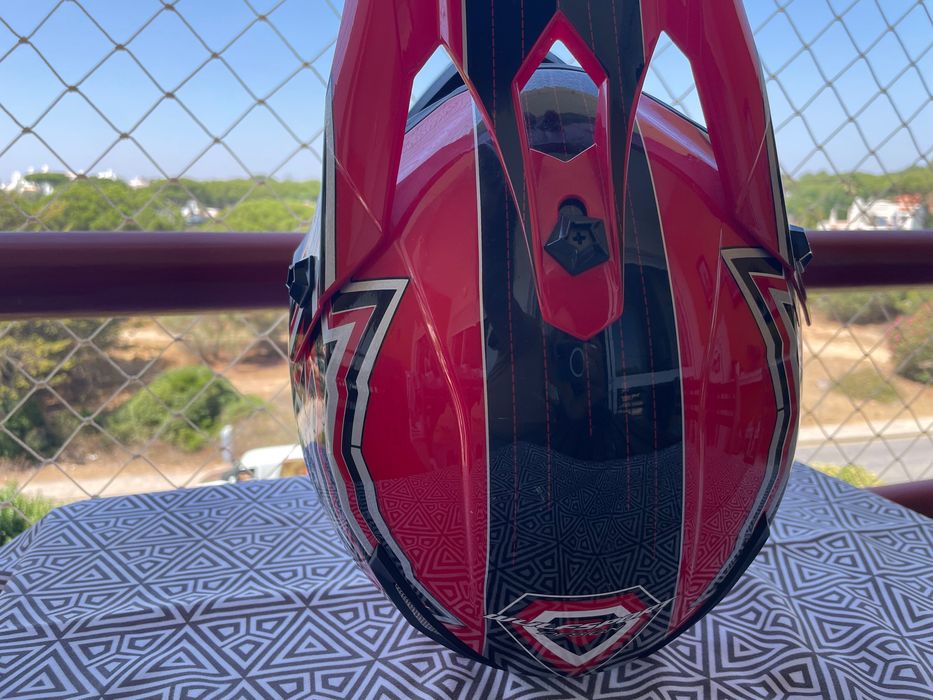 Capacete Motocross Criança 6-8 anos Wulf (original)