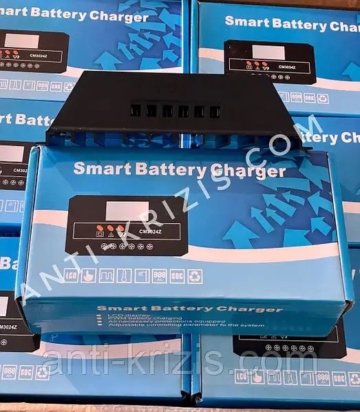 Контроллер заряда аккумуляторов CM3024Z 30А
