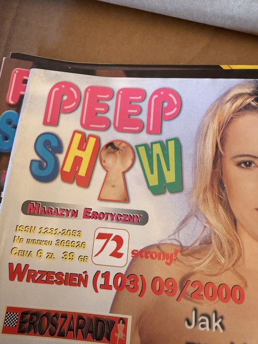 Zestaw magazynów PEEP SHOW 1996–2000 – kolekcja, 13 numerów
