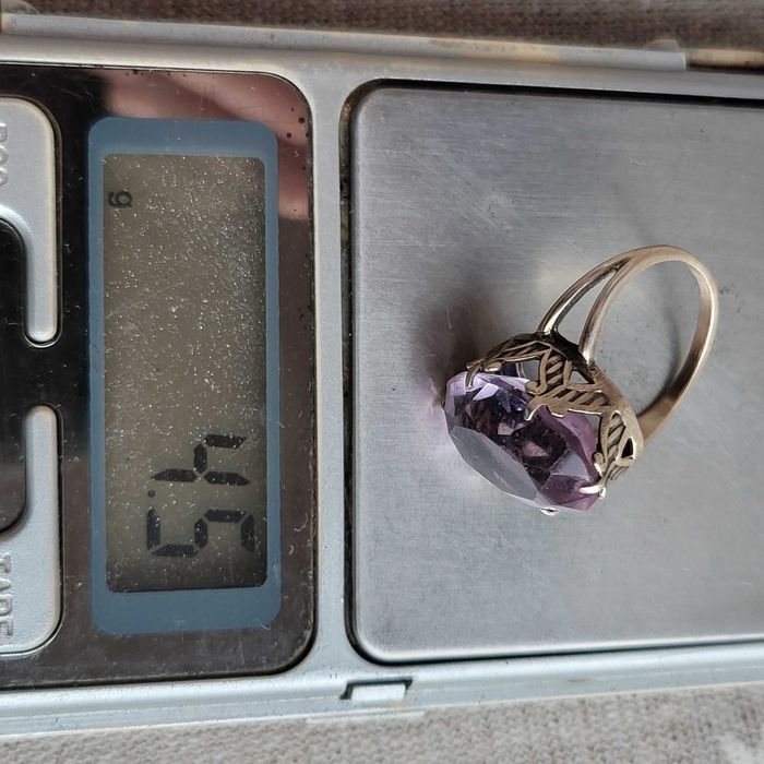 Кольцо серебро 875 звезда СССР(пн10)