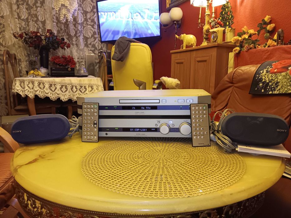 Sony str-lsa1 + cdp-lsa1 plus piloty oryg
