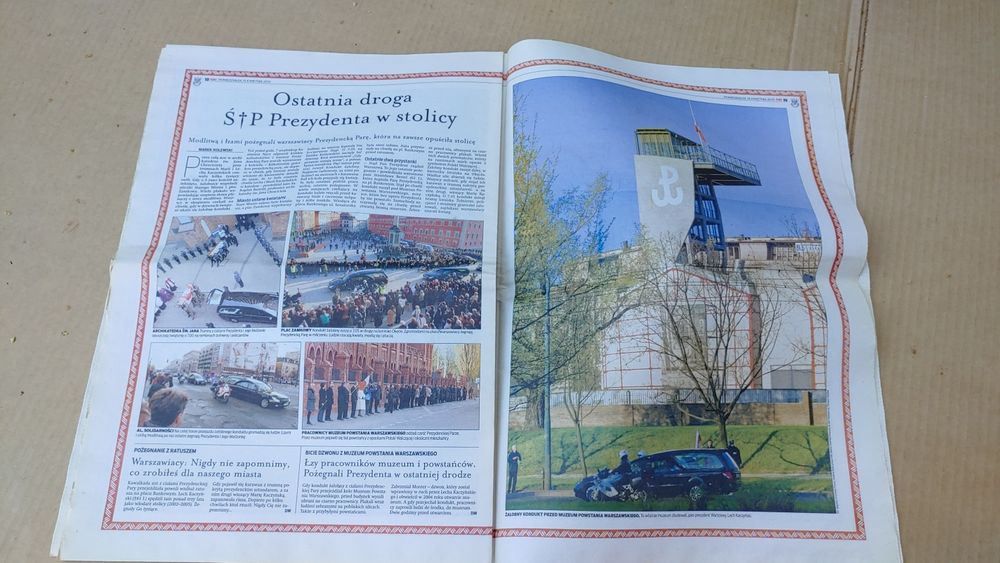 Fakt 19 kwietnia 2010 gazeta katastrofa smoleńsk Lech Kaczyński