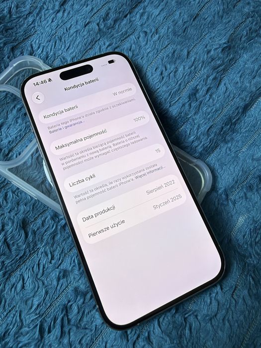 iPhone 15 Pro 256 GB bateria 100%