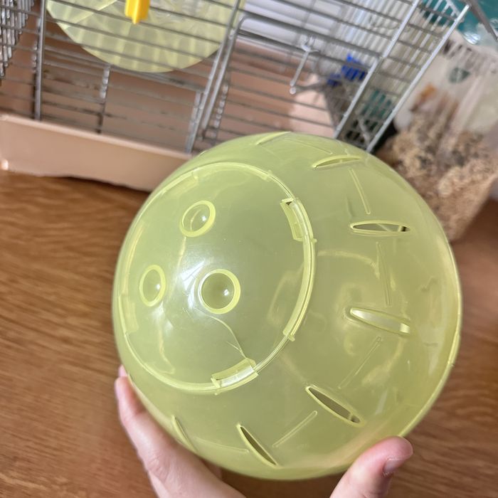 Все для хомʼячка або іншого гризуна (клітка, поїлка, колесо, корм)