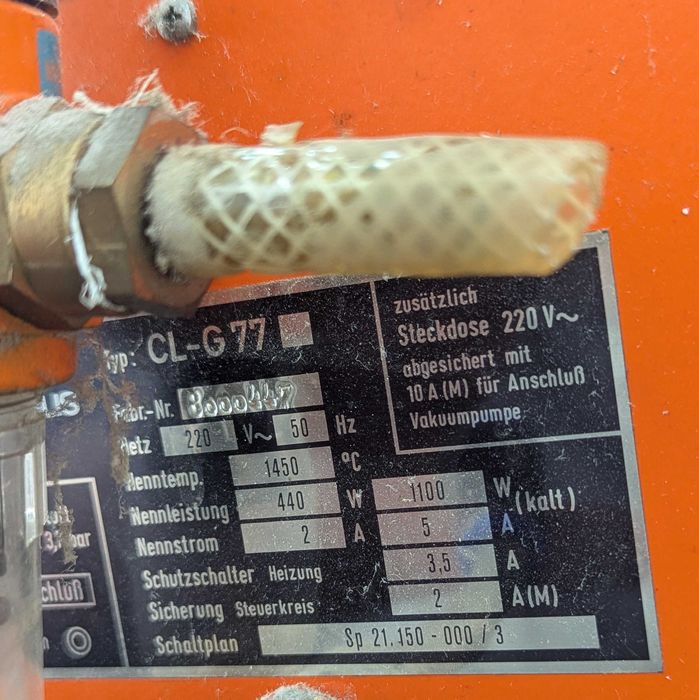 Технічна ливарна машина Combilabor CL-G77