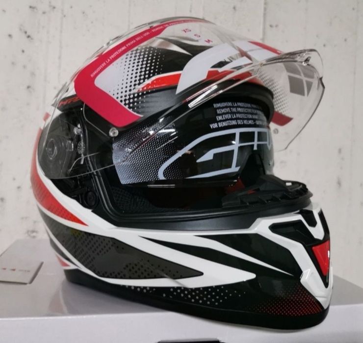 Capacete Integral Givi 50.6 Stoccarda Nero Rosso ( NOVOS )