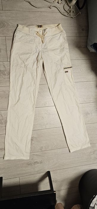 Napapijri spodnie damskie rozmiar 42 bawełny 100%