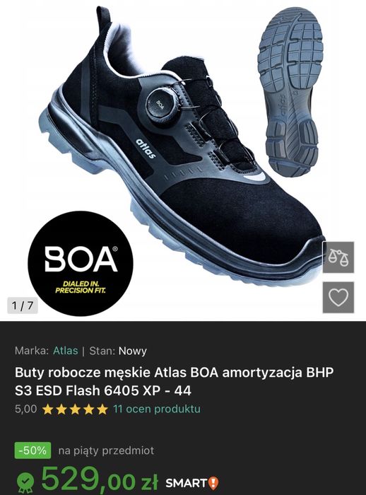 Buty Obuwie robocze Atlas Boa