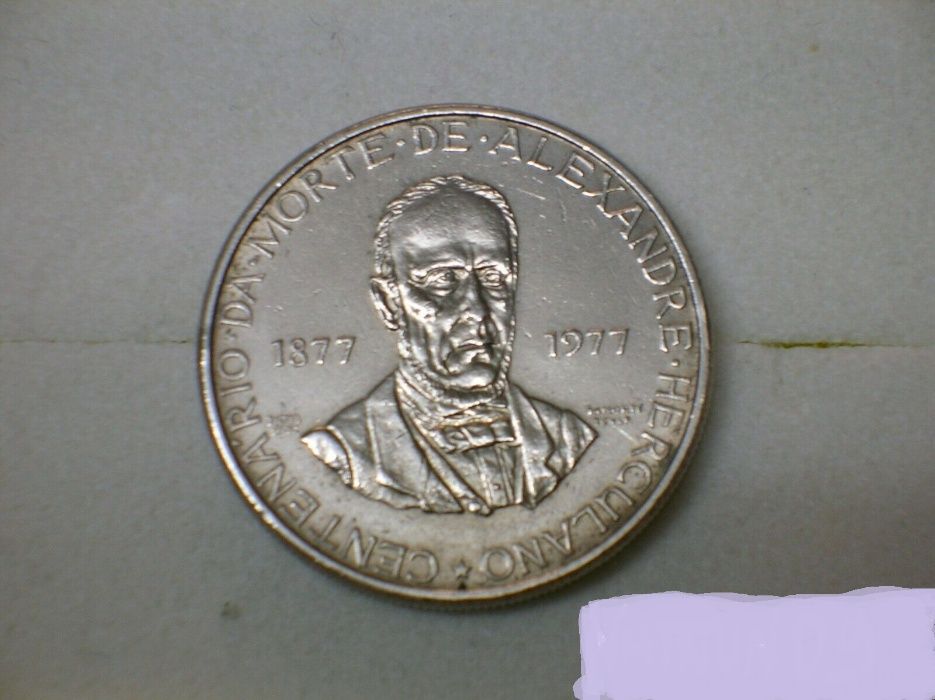 Moeda 5$00 - Alexandre Herculano / 1977
