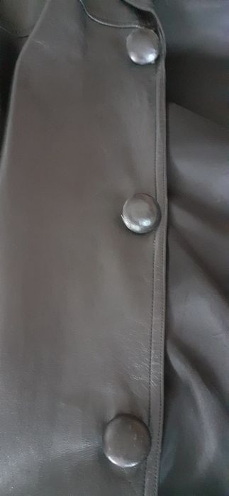 Płaszcz skórzany męski arabski rozmiar M z lat 70