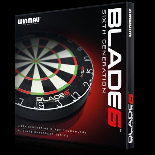 Winmau Blade 6 + Opona ochronna - profesjonalna tarcza do darta - nowa
