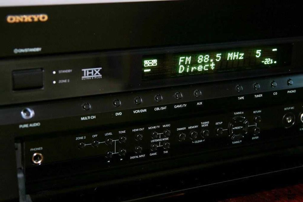 Audiofilski amplituner onkyo Tx Sr 806 wzmacniacz  180 watt na kanał