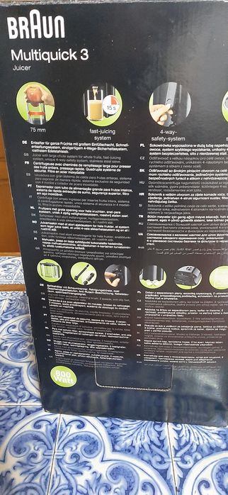 Maquina de sumos da BRAUN