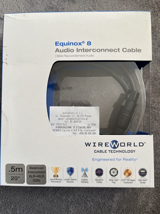 Wireworld equinox 8 xlr 0.5m