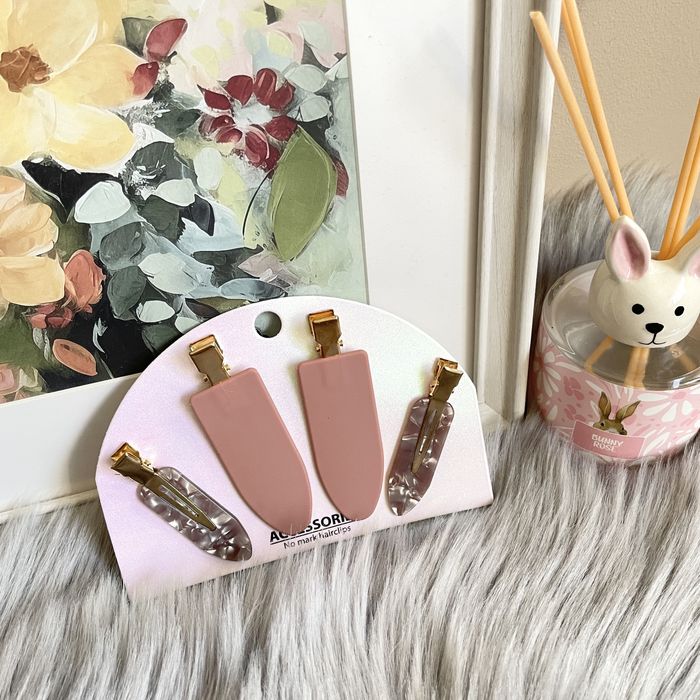 Zestaw spinek do włosów do makijażu pielęgnacji brąz masa perłowa