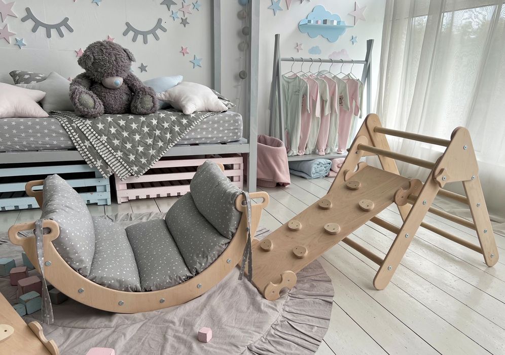 Пиклер трикутник та арку Піклер. Комплекс для малюків + монтесори