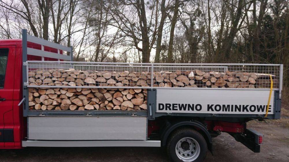 Drewno Kominkowe Sezonowane Dąb Brzoza Nowa Sól z Transportem