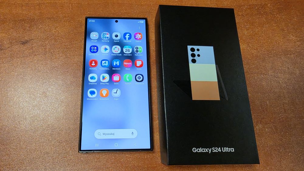 Samsung Galaxy S24 Ultra 5G Dual Sim 512GB/12GB RAM niebieski, stan bdb