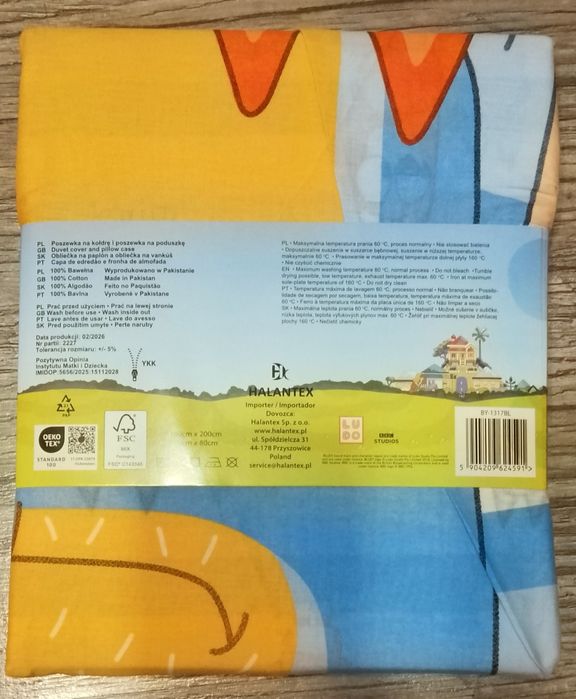 Komplet pościeli Bluey 160x200 – Oryginalna (Halantex) bawełna
