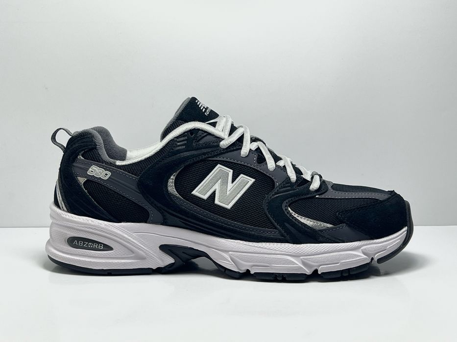 42.5-27см ОРИГІНАЛ 100% Кросівки NEW BALANCE 530 BLACK MR530CC