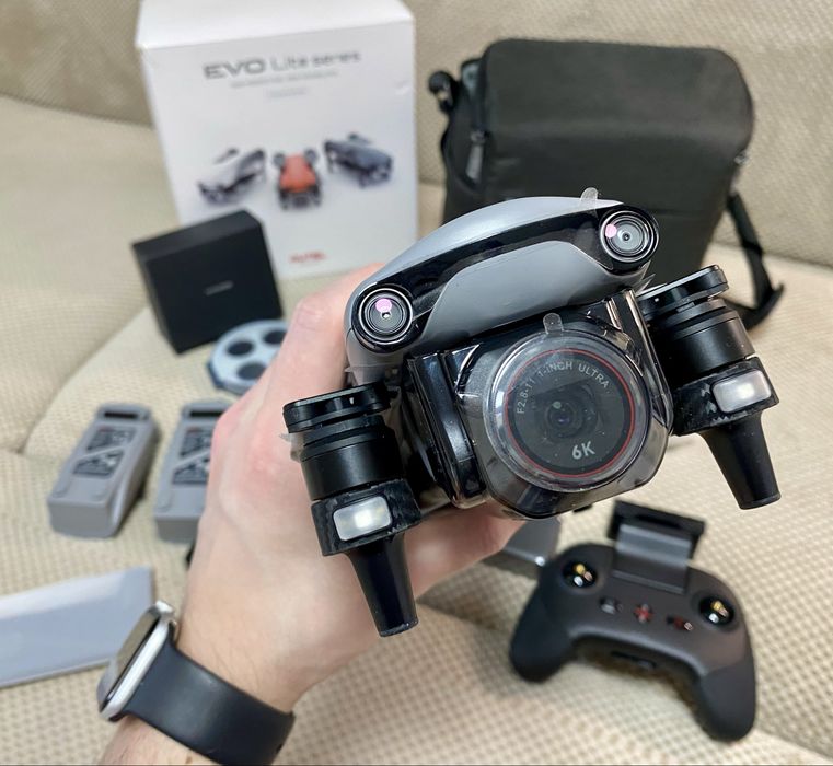 Абсолютно новий! Дрон AUTEL EVO Lite Plus + Gray (Premium Bundle) 6K, 3 акамулятори + пульт, сумка та аксесуари. Не активований, без пробігу.
