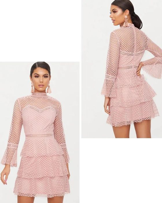 Шикарное кружевное платье Prettylittlething/Красива сукня/Гарне плаття