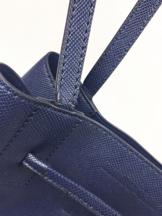 Nowa torebka JOOP! Jeans worek granatowa skóra saffiano torba