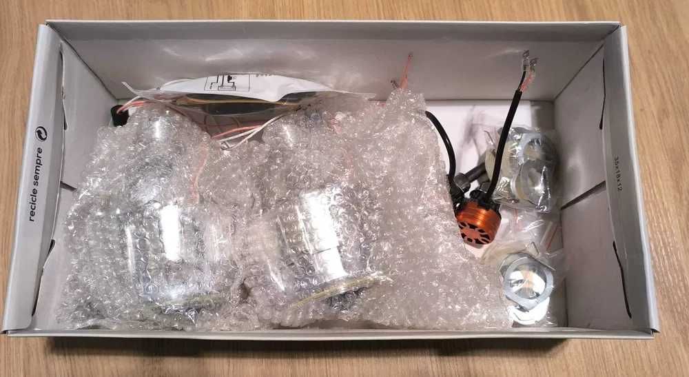 Kit Olho de Boi Bi-Led com Angel Eye