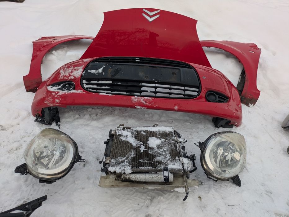 Бампер капот крило фара citroën c1 сітроен ц1
