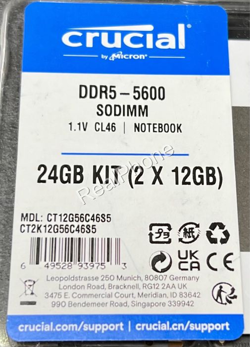 crucial ddr5 5600 - купити комплектуючі для ПК - Ціна на OLX.ua
