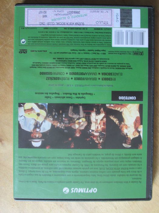 DVD Buena Vista Social Club, Wim Wenders, Omara Portuondo, Ry Cooder