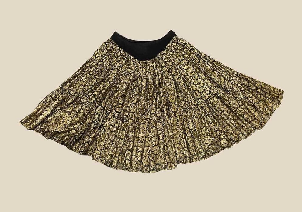Спідниця сонце гіпюр золотиста Betsey Johnson