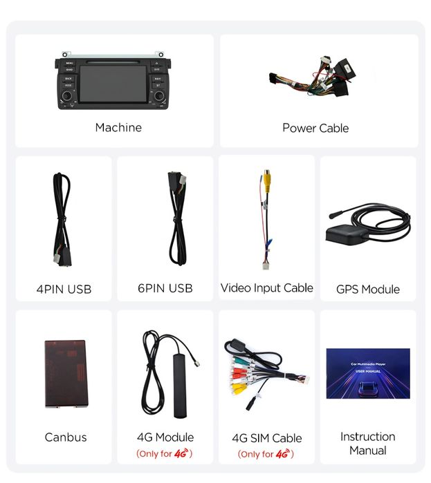 Radio nawigacja  BMW E46 seria 3 NAVI GPS Android
