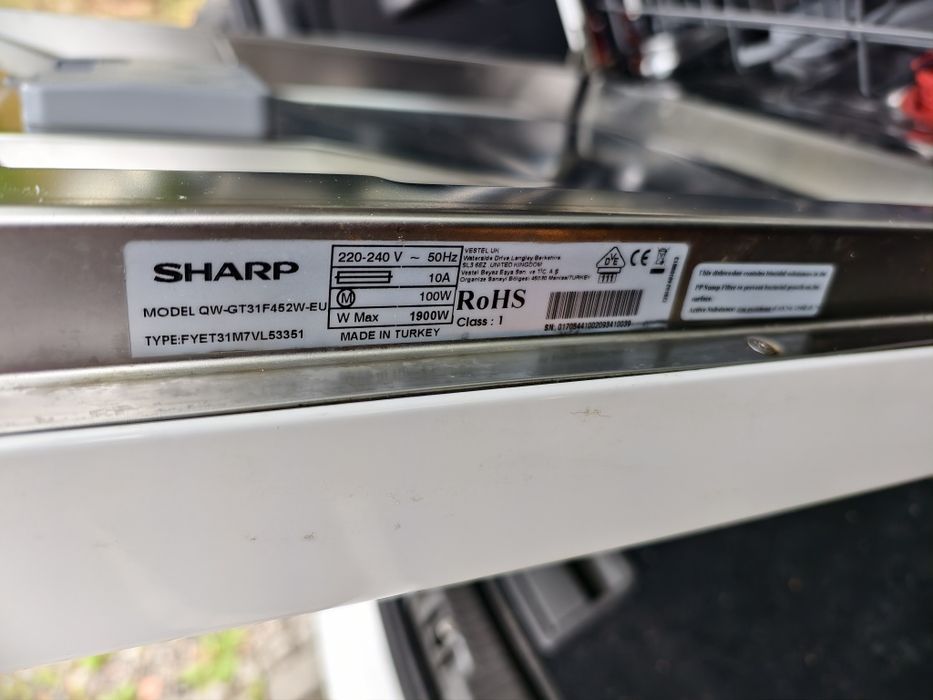 Zmywarka Sharp QW-GT31F452W sprawna, stan 5-