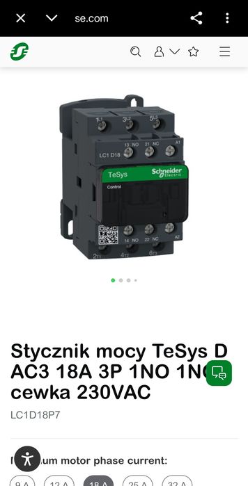 Nowe styczniki mocy