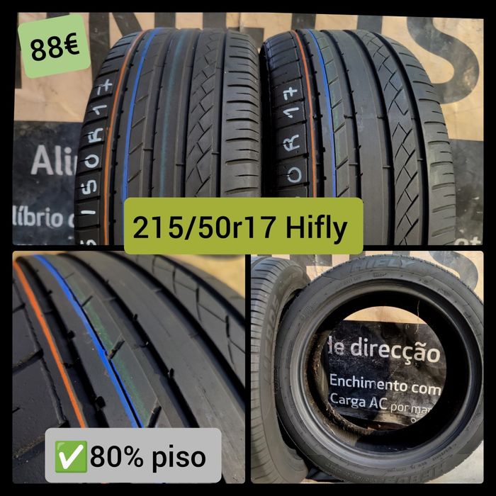 Pneus usados 215/50r17 215/55r17 225/55r17  Leiria