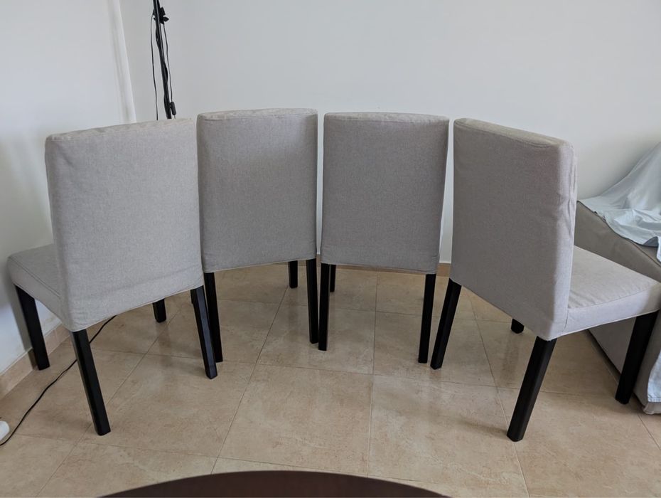 4 Cadeiras jantar IKEA Bergmund