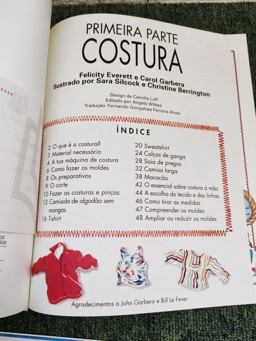 Livro "Guia Juvenil Costura e Tricô - confecção de vestuário"
