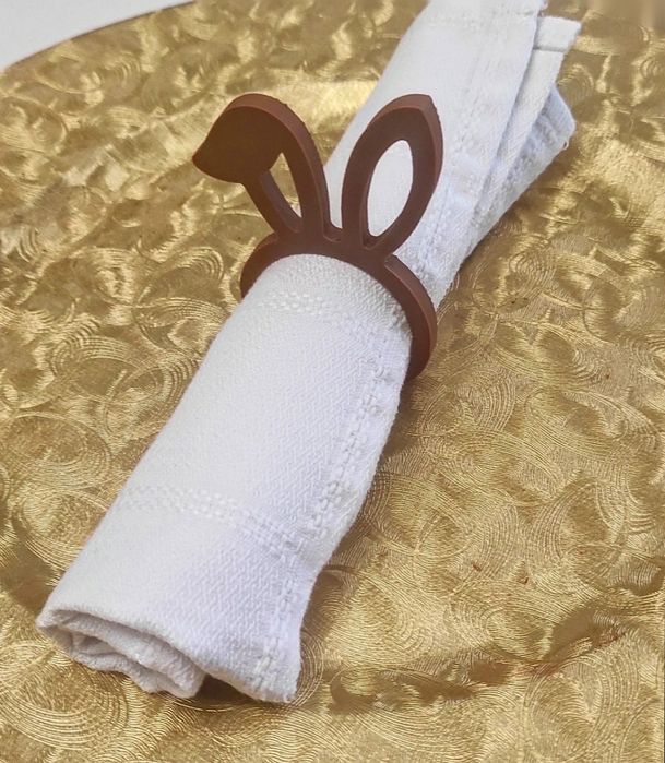 Anel de páscoa para guardanapos