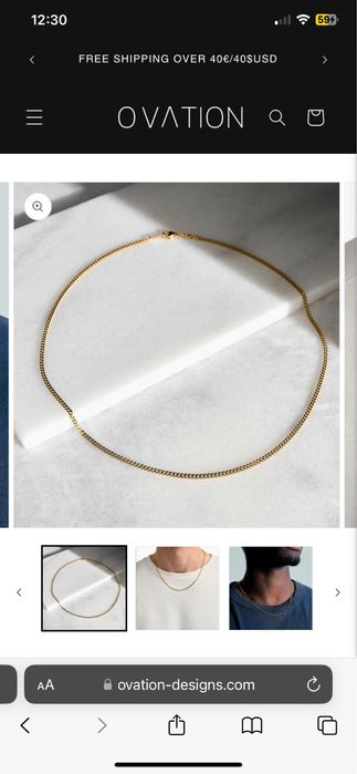 Corrente Ouro 18k NOVA