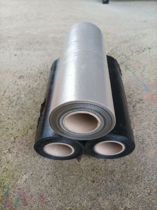 Стрейч плівка чорна прозора