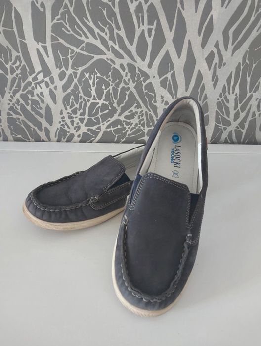 Mokasyny skórzane buty na chłopca 34 wizytowe Lasocki