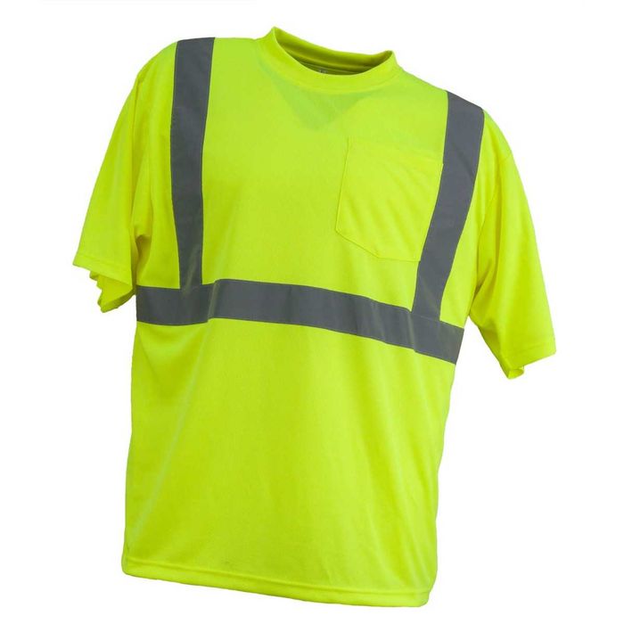 Koszulka robocza Odblaskowa z kieszonką YELLOW XXL