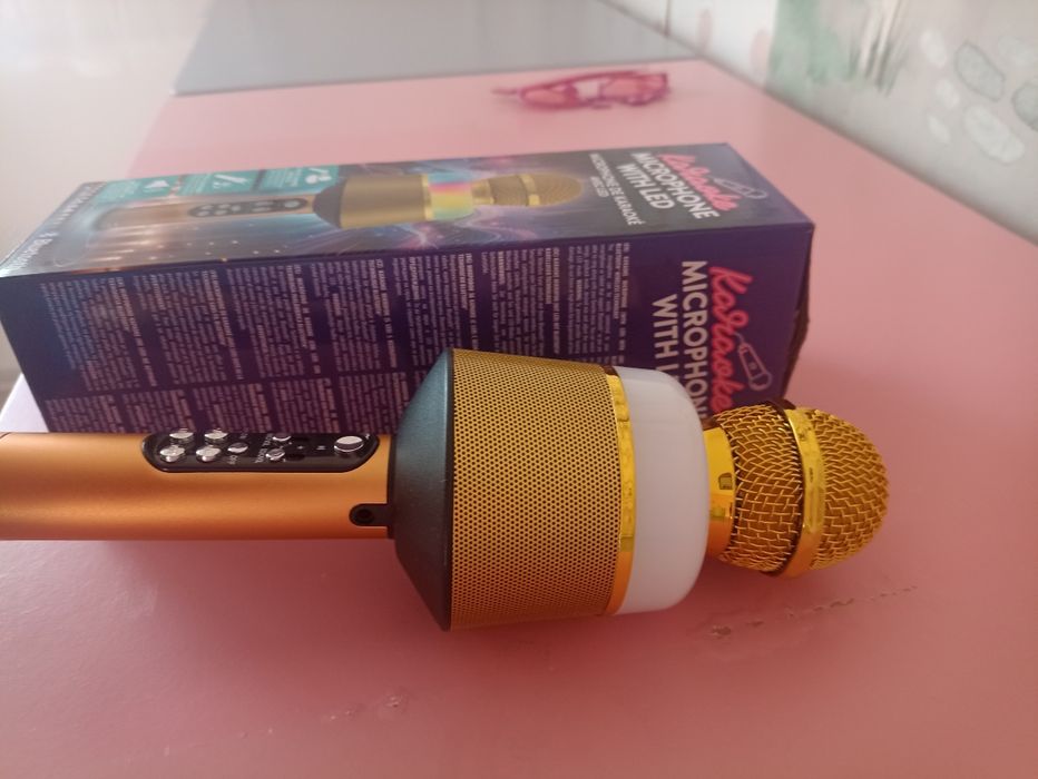Mikrofon premium bezprzewodowy karaoke Bluetooth zabawka dla dzieci