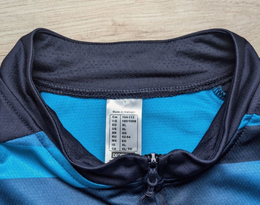 Велоджерсі Triban RC100 чоловіче XL синє Decathlon